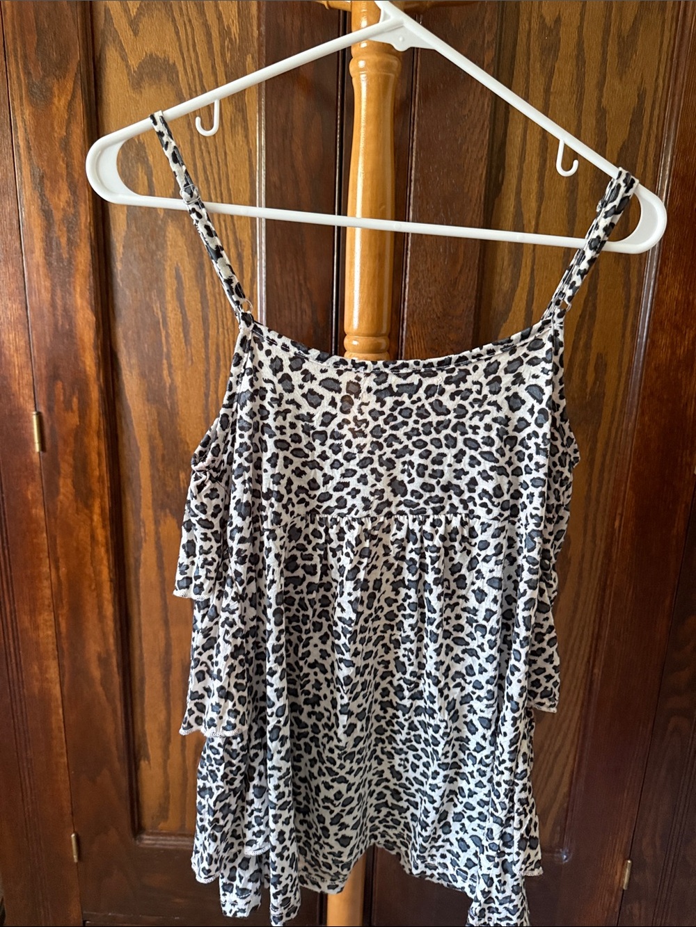 Spaghetti Strap Printed Top - Picture 4 of 5